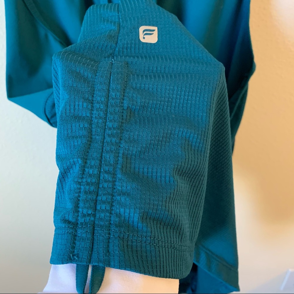 Fabletics Teal Racer Back Tank Active Top L/XL - Picture 4 of 7